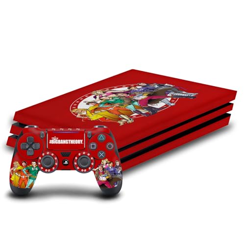 Skin Big Bang Theory pour PS4 Pro et manette - Autocollant vinyle de protection et personnalisation