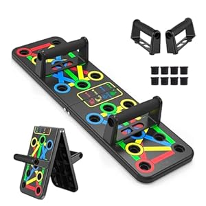 TWINZFIT Multi-Function Push-Up Board, 15 IN 1 Positions for Full Body Workout, Durable, Portable Best For Outdoor and indoor