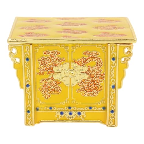 417jnVppCVL Feng Shui Treasure Chest With Double Dragon (Brown)
