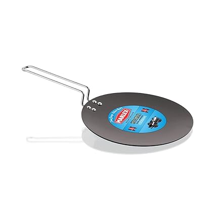 Marlex Hard Anodized Spazio Concave Tawa 3 mm Thickness with Wire Handle 10 Inches