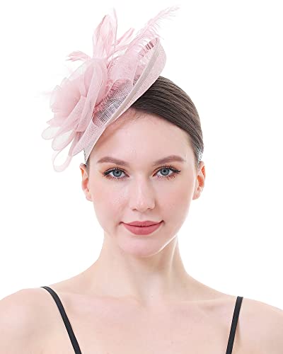 Sombrero Fascinador Pillbox para Mujer Talla Única miniatura 4