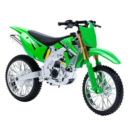 Image of Compatible for 1:12 Kavasaki KX450F Motorcycle DieCast Model, Suspension and Hand Free Roller, Toy Motorcycle Collection with Music Lighting Toy for Kids (Kavasaki KX450F-Green)