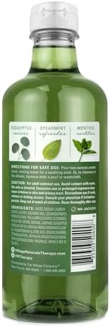 Village Naturals Aches And Pains Muscle Relief Foaming Bath Oil And Body Wash 16 Oz. 2 Pack