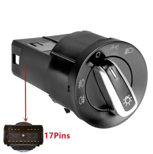 Conmutador faros Bora 3BD941531 con sensor de alta sensibilidad 5