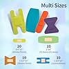 Ourmed Flexible Fabric Bandages with Non-Stick Pad, Latex Free, Rainbow Colors Adhesive Bandage First Aid Wound Care for Cuts, Scrapes, Blisters, Assorted Sizes, 50 Count #4