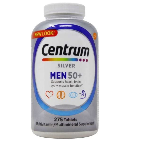 Centrum Homme 50+ : combattez la fatigue et protégez vos articulations, 250 comprimés