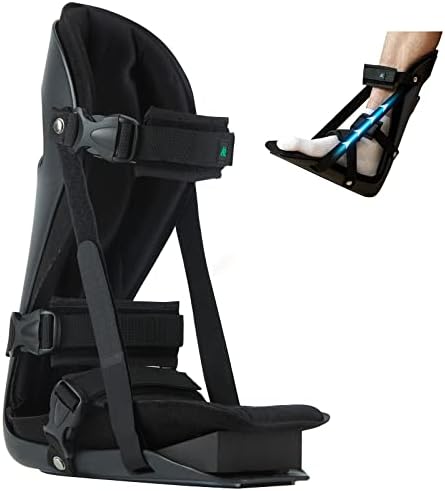 KD Plantar Fasciitis Night Splint Leg Support Brace, Plantar Fasciitis Relief, Medical Plantar Fasciitis Brace Fits Right or Left Foot Achilles Tendonitis, Foot Pain, Heel Spur, Calf Stretching (S)