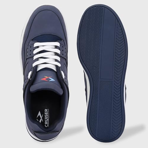 Image of Cruiser Mens Sneaker | Comfort & Style with Soft Cushioned Insole | Sleek, Stylish, and Ready for Anything | Everyday Sneakers with Effortless Vibes|Trendy Lace-Up Design for Casual Outfits 2604