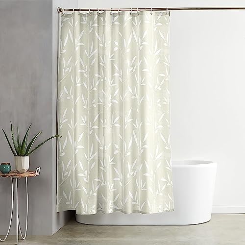 Rideau de douche polyester 300x200 cm grand format imperméable lavable - 3