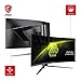 MSI MAG 345CQR Curved Gaming Monitor 34" UWQHD - Rapid VA 1500R 3440x1440, 180Hz / 1ms, Adaptive-Sync - DP 1.4a, HDMI 2.0b CEC