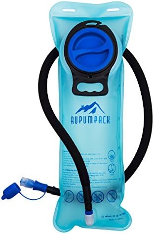 RUPUMPACK Water Bladder Hydration Pack 2L-70oz 2.5L-85oz 3L-100oz Leakproof Tasteless BPA Free Water Reservoirs Replacement for Camping Hiking Climbing Running Biking Outdoor Backpack