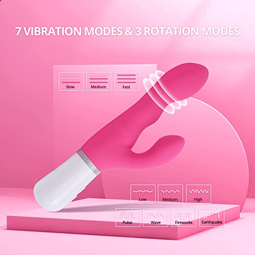 LOVENSE Nora Rabbit Vibratoren Vrouw met Afstandsbediening App, Oplaadbaar en Waterdicht met Smartphone Draadloze Bluetooth-besturing - Afbeelding 3