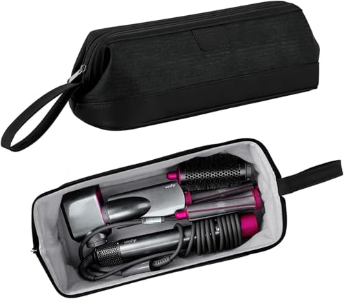 BUBM Przenośna Podróżna Torba do Przechowywania, Kompatybilna z Suszarką Dyson Supersonic, Airwrap Styler, Corrale Prostownicą, Shark Flexstyle, Systemem Stylizacji