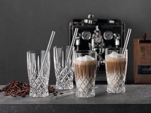 Set Latte Macchiato Noblesse Nachtmann 4 verres 350ml pailles en verre - 3
