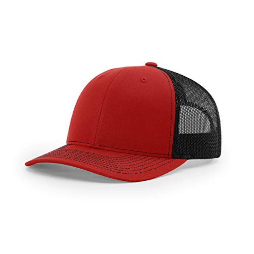 Image of Richardson 112P Patterned Snapback Trucker Hat - Custom Leather Patch Hat | No Minimals | Volume Tiered Pricing