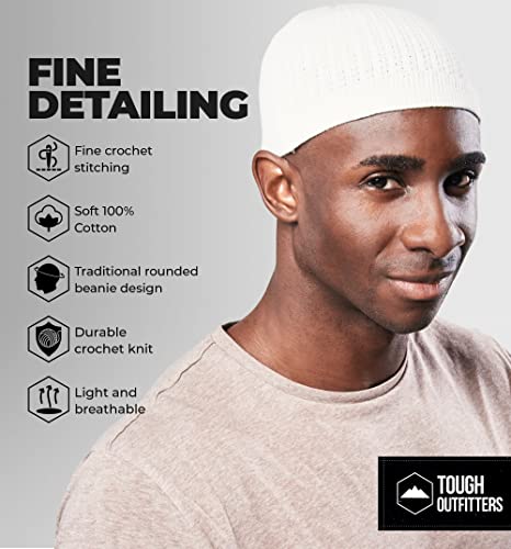 Tough Headwear Kufi Hat - Kufi Hats for Men Muslim, Turkish Kufi Cap