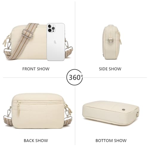 Image of JEEHAN Quilted Crossbody Bags for women Designer Shoulder Handbags Small Purse