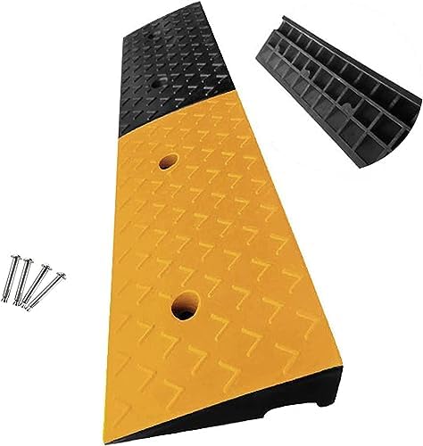 bimiti 5" Rise Rubber Kerb Ramp, 13cm Height Heavy Duty Curb Ramp...