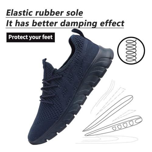 Image of DLWKIPV Men's Shoes Running Road Walking Sneakers Sports Athletic Workout Gym Shoes Casual Comfortable Breathable Fashion