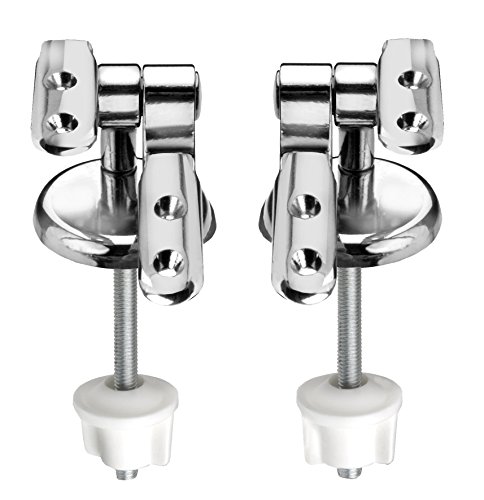 Cornat TEC364993 - Cerniera Per Sedile Wc Con Supporto, Colore: Trasparente