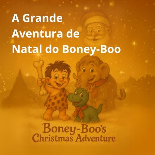 A Grande Aventura de Natal do Boney-Boo: Boney-Boo e o pequeno dinossauro Rudy em sua primeira entrega de presentes (Boney-Boo (Edição em Português) Livro 5)