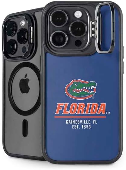 Skinit Kickstand Phone Case Compatible with iPhone 16 Pro - Officially Licensed University of Florida Gators Mascot Blue Design