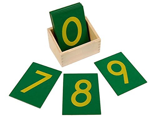 Kid Advance Montessori Sandpaper Numbers with Box