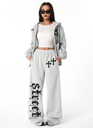 Image of Girls Cargo Pants High Waist Loose Fit 6 Pocket Baggy Cargo Pants for Kids