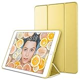 DTTO Mini Case for iPad mini 3/2/1, (Not Compatible with Mini 5th Generation) Ultra Slim Lightweight Smart Case Trifold Cover Stand with Flexible Soft TPU Back [Auto Sleep/Wake],Canary Yellow