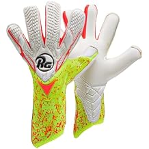 RG ZIMA Goalkeeper Gloves - Hybrid Roll Negative Cut | Giga+ German Latex Palm Grip Protection | L-Derma Fit Technology Lightweight Backhand | 2D PunchZone Wrist Fit All-Weather Soccer Gloves