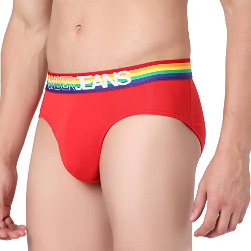 Image of Underjeans Men Cotton Blend Brief
