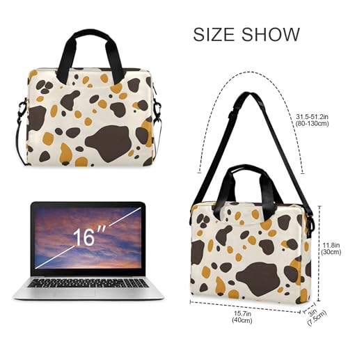 Funda para portátil con estampado de vaca ALAZA 13-15.6 pulg miniatura 4