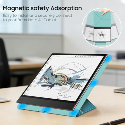 Coque Boox Note Air 5 C Fine et Robuste avec Rabat Magnétique