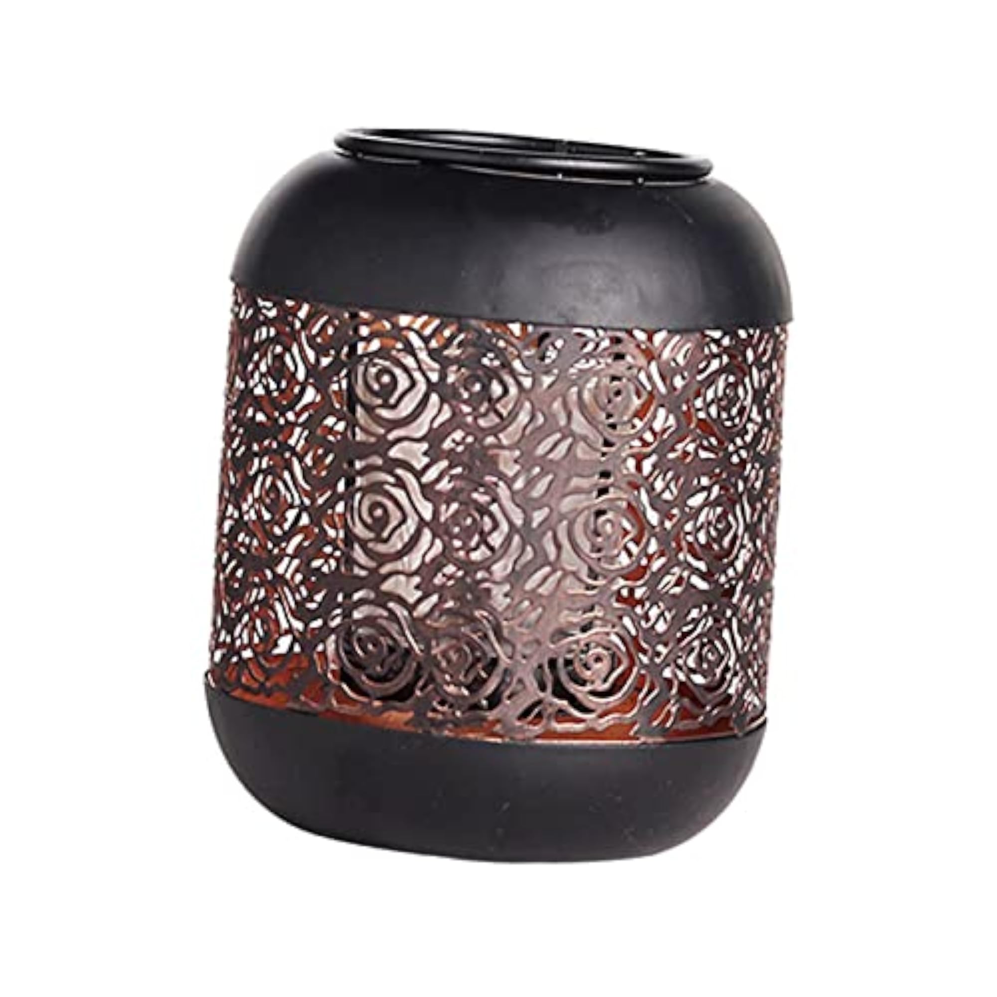 Retro Style Tea Light Holder Metal Candle Lantern