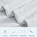 PENGZHU TECHNOLOGY Cooling Blanket Comforter Queen Size, Cooling Blankets for Hot Sleepers and Night Sweats, The Cold Blanket for Queen Size Bed, White Summer Blanket Breathable Soft.
