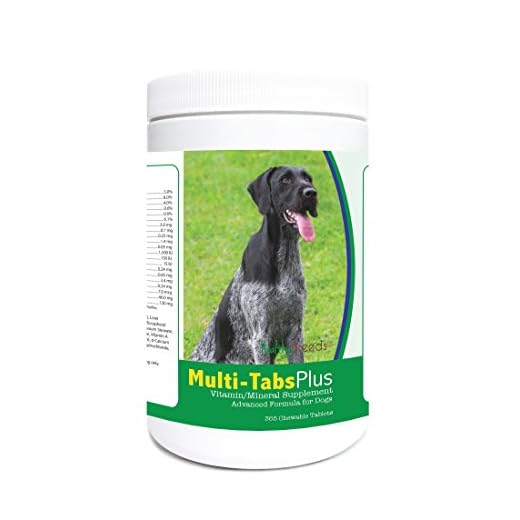 Healthy Breeds German Wirehaired Pointer Multi-Tabs Plus Chewable Tablets 365 Count