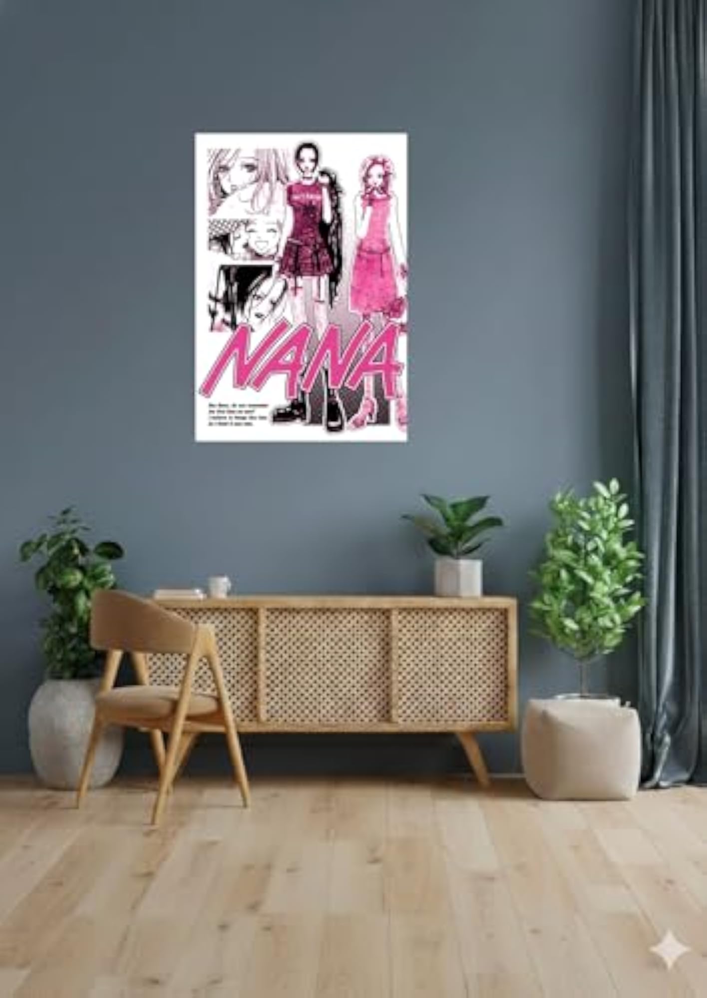 NANA Anime Poster, Glossy A4 Size, Self-Adhesive