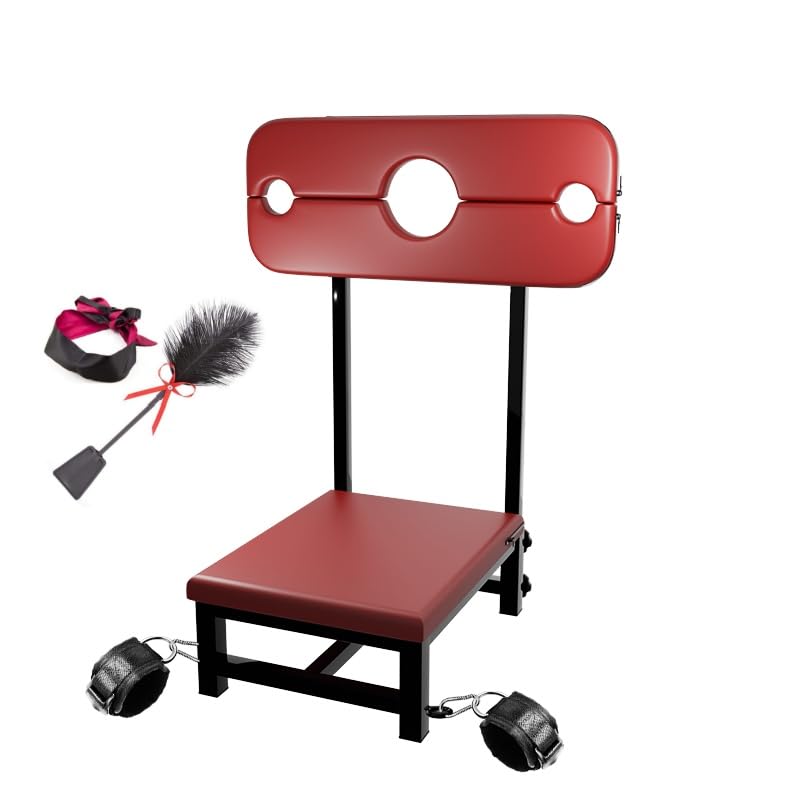 BDSM Bondage Chair with Collar
