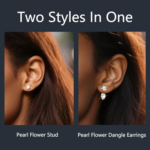 Moissanite Stud Earrings for Women 925 Sterling Silver Lab Created Diamond Teardrop Stud Earrings D Color VVS1 2 Carat Moissanite Jacket Earrings for Men Women Jewelry Gifts3