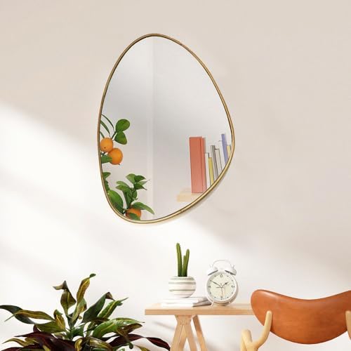 Espelho Decorativo Organico 40X30 Com Borda Moldura Em Lamina De ...