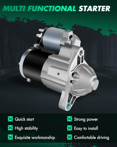 Image of SCITOO Motor Starter for 17937N Starters Fit for Jeep for Commander 2006-2008, for Jeep for Grand Cherokee 2005-2008, for Jeep for Liberty 2007