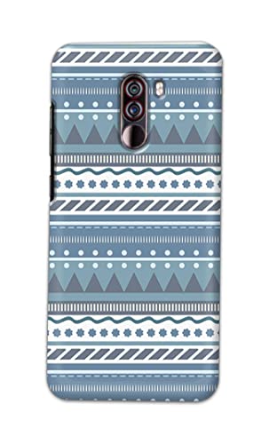 Image of Printed Hard Back Cover Case for Mi Poco F1 Back Cover (Seamless Geometric Tribal Pattern) -1803