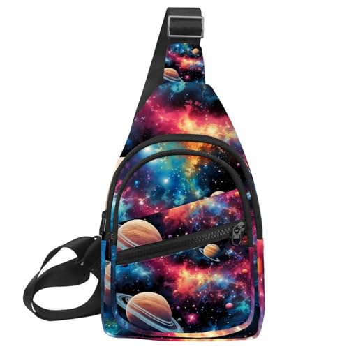 Sac à dos à bandoulière léger Galactic Color pour courir et voyager sans encombrement