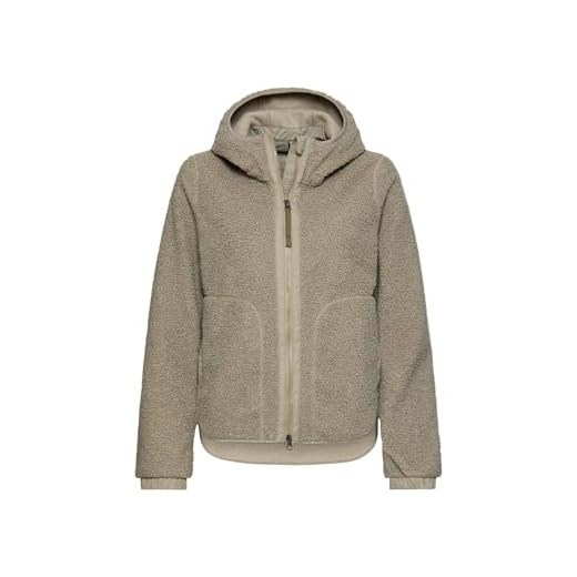 camel active Damen Polar-Fleecejacke mit Fester Kapuze Salbei, womenswear-42