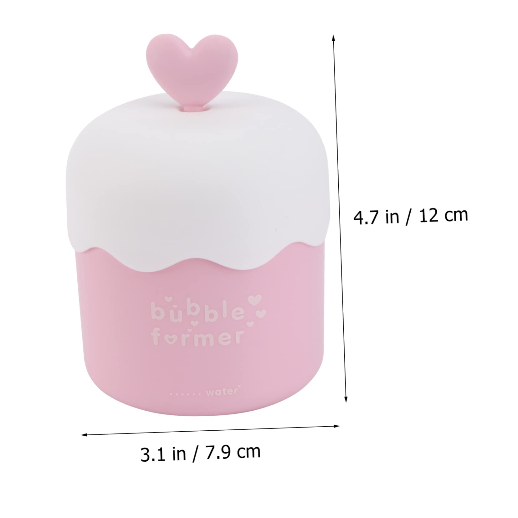 Detergente per il viso Bubbler Bubble Cup Tazza di schiuma portatile Foamer Device Cup per una pulizia efficace della pelle a casa e in viaggio, compatto, facile da usare, 4,72 x 3,11 x 3,11 cm