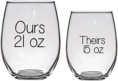 Dog Lover Gift - Dogs and Wine Make Everything Fine - Premium 21oz Stemless Wine Glass - Image 2