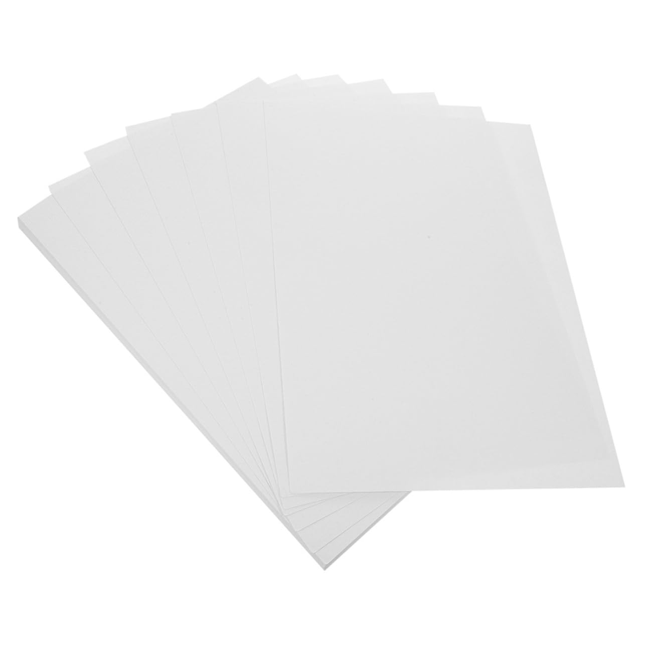 HOMSFOU Weißes Aquarellpapier für Malen und Zeichnen für Schüler und Kinder 100 Blatt aus Papier 160g Dickes Zeichenpapier zu Hause der Schule