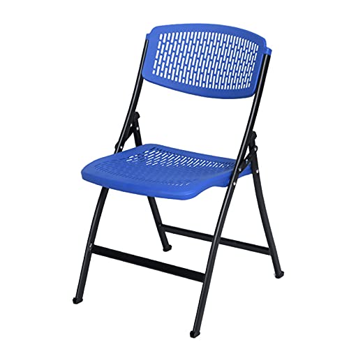 Chaise de formation pliante bleue : la solution aux espaces de réunion encombrés