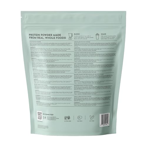 Image of Protein Powder Made with 100% Grass Fed, Non Denatured Whey | Four Different Protein Sources from Organic Whole Food Ingredients | 12 Servings | 22g Protein (Sample Variety Pack)
