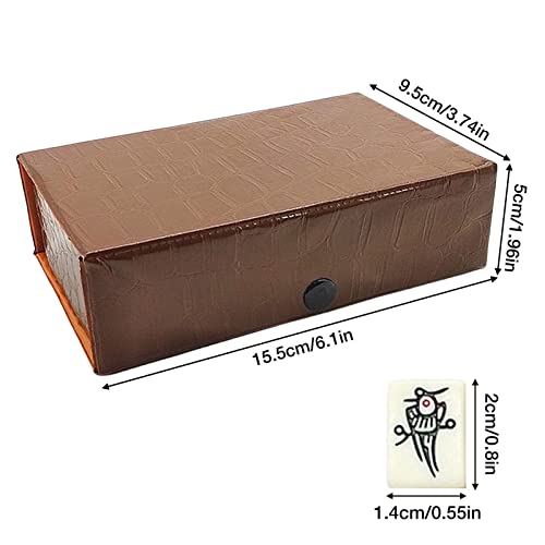 Juego de Mesa Tradicional Mah Jong Chino, 144 Fichas miniatura 4